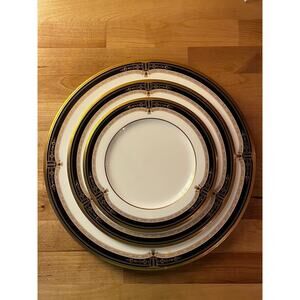 Noritake GOLD AND SABLE 9758 Place Setting Excellent Cond